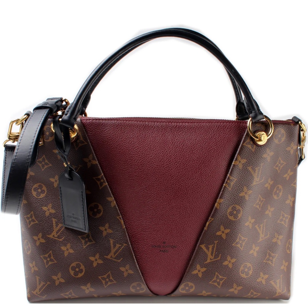 New Louis Vuitton V Tote - Bordeaux Monogram Brand New - Picture 4 of 11